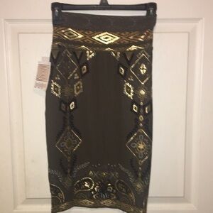 🌟⚜️Lula row multi colored metallic skirt